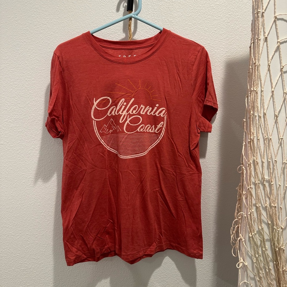 Free State Red Graphic Tee NWOT